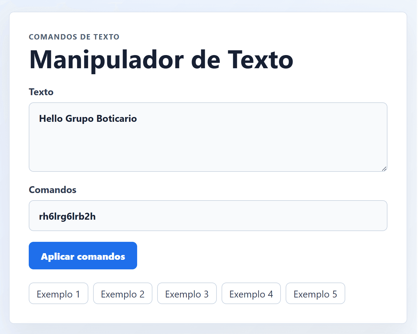 Preview de Oboticario Manipulacao Texto Js